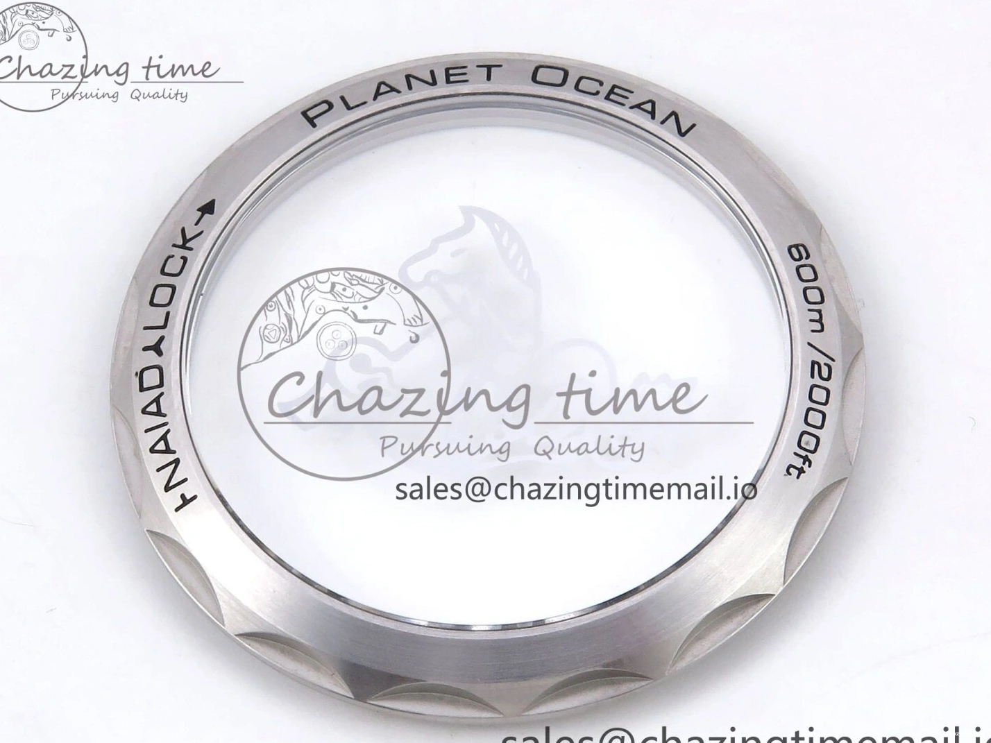 0323 Planet Ocean 43.5mm SS VSF 1:1 Best Edition Brown Bezel Sand Dial on Sand Rubber Strap A8900 Super Clone Neat 7710